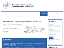Tablet Screenshot of dragonlearning.dragonschool.org